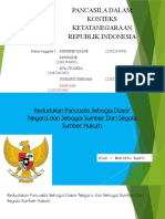 Pancasila Dalam Konteks Ketatanegaraan