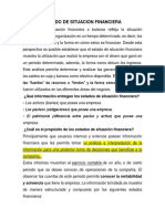 Estado de Situacion Financiera