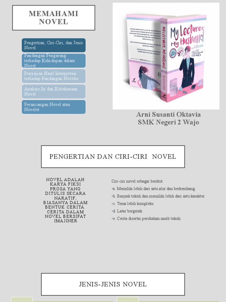 Ciri dan Jenis Novel dalam Sastra | PDF
