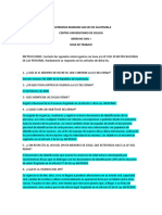 Universidad Mariano Galvez de Guatemala Centro Universitario de Sololá Derecho Civil I Hoja de Trabajo