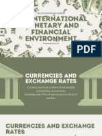 The International The International Monetary and Monetary and Financial Financial Environment Environment