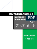 Investigación # 1: Erick Castillo 4-751-451