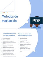 Métodos de Evaluación