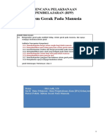 Sistem Gerak Pada Manusia: Rencana Pelaksanaan Pembelajaran (RPP)