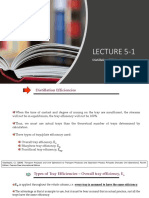 Lecture 5-1: Distillation Efficiencies