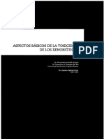 Aspectos Básicos de La Toxicidad de Los Xenobióticos: Dr. Fernando Jaramillo Juárez Dr. Francisco A. Posadas Del Río