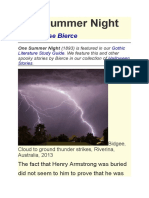 One Summer Night: Ambrose Bierce