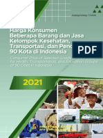 Harga Konsumen Beberapa Barang Dan Jasa Kelompok Kesehatan, Transportasi, Dan Pendidikan 90 Kota Di Indonesia 2021