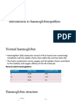 Introduction To Hemoglobinopathies