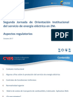 Segunda Jornada de Orientación Institucional Del Servicio de Energía Eléctrica en ZNI