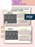 Function of Different Draw Toolbar and Modify Toolbar