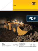 Underground Mining Loader: Engine Operating Specifications