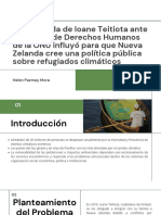 La Demanda de Ioane Teitiota Ante El Comité de Derechos Humanos de La ONU Influyó para Que Nueva Zelanda Cree Una Política Pública Sobre Refugiados Climáticos