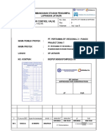 Weekly Report For Control Valve - REV 0 15 January 2023