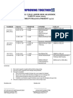 Jadual Ujian Akhir Sesi Akademik TAHUN 2022/2023 Ppki SMK Putrajaya Presint 14