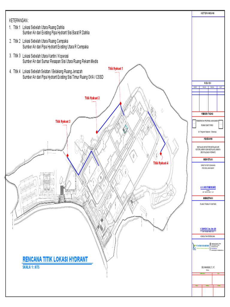 Gambar Rencana Revitalisasi Hydrant 2022 | PDF