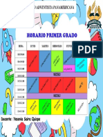 Horario Primer Gradoo