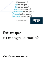 Questions French
