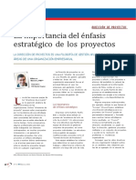 Texto 03-La Importancia Del Enfasis Estrategico de Los Proyectos