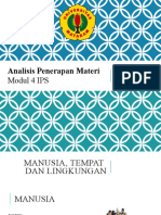 Analisis Penerapan Materi: Modul 4 IPS