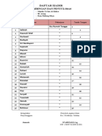 Daftar Hadir: Bimbingan Dan Penyul