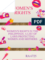Women's Rights Laws in the Philippines