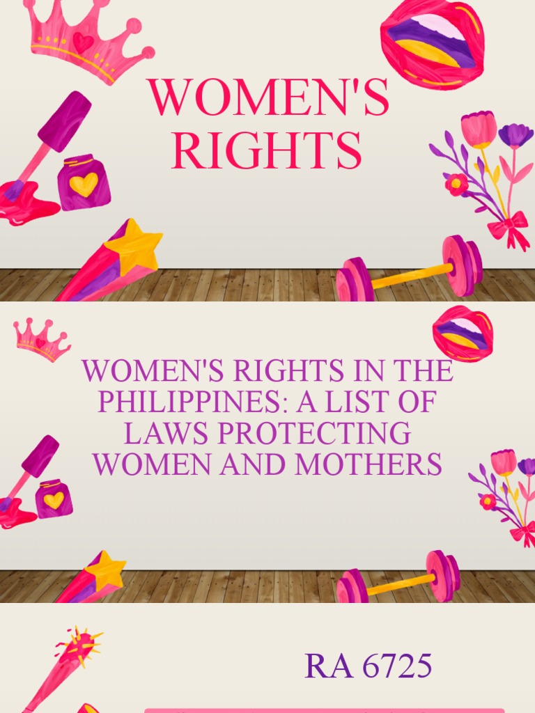 Women's Rights in The Philippines | PDF | Gender Studies ...