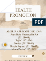 Kelompok 8 Health Promotion