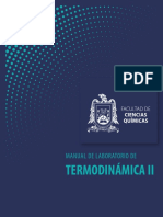 Termodinámica Ii: Manual de Laboratorio de