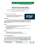 Module 9: Vygotsky'S Socio-Cultural Theory