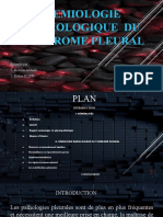 Semiologie Radiologique Du Syndrome Pleural