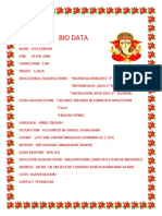 Bio Data: ST ND ST