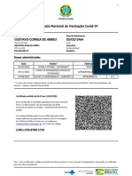 Certificado Nacional de Vacinação Covid-19: Doses Administradas