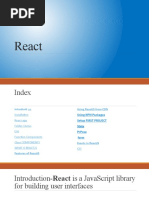 React JS Notes | PDF | Java Script | Html