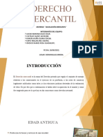 Derecho Mercantil: Materia: Legislación Mercantil Integrantes Del Equipo