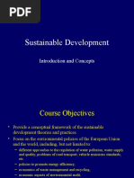 Notes on sustainable 