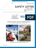 Safety Letter: Espn-R Hoist Safety Promotion