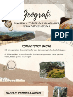 Geografi: Dinamika Litosfer Dan Dampaknya Terhadap Kehidupan