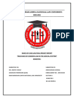 RMLNU Case Law Report Analyzes Relevance of Common Law