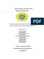 Laporan Makalah Tentang Semi Konduktor: TAHUN AJARAN 2022/2024 Politeknik Negri Sriwijaya Palembang