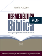 Hermenéutica Bíblica - Harold A. Kime