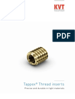 Tappex Thread Inserts: Precise and Durable in Light Materials