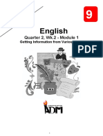 English: Quarter 2, Wk.2 - Module 1