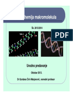 Fizička Hemija Makromolekula: Uvodno Predavanje