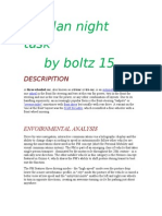 B-Plan Night Task by Boltz 15: Descripition