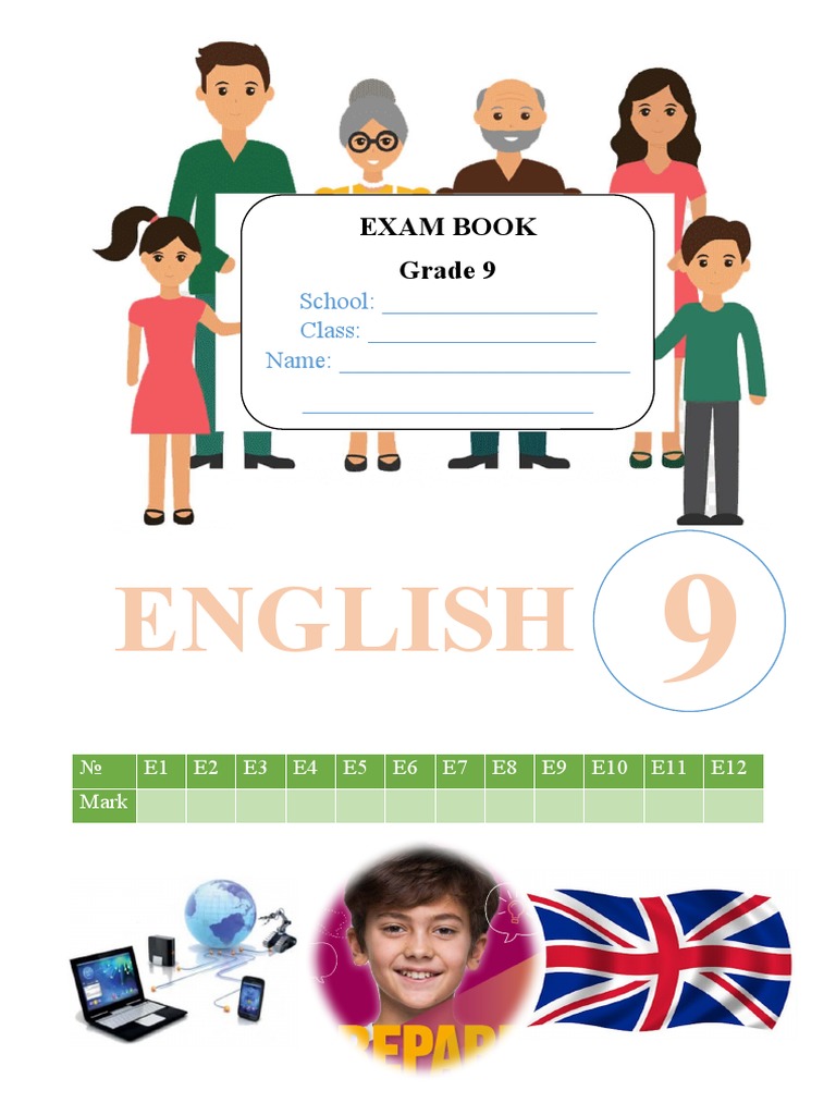 English Exam Book Grade 9 PDF