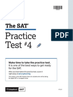 The SAT®: Practice Test #