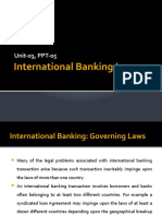 International Banking Law: Unit-03, PPT-05