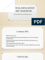 Bki Dalam Kajian Ilmu Dakwah: Teori Bimbingan Konseling Islam