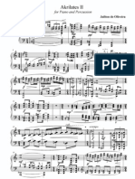 Akrilates 2 for Piano and Percussion - Parts